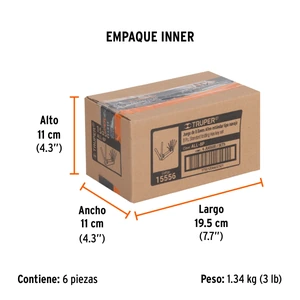 Truper Juego de 8 llaves allen std tipo navaja, cuerpo de lámina