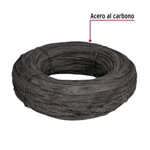 Kilo de alambre recocido calibre 15 en rollo de 60 kg, FIERO