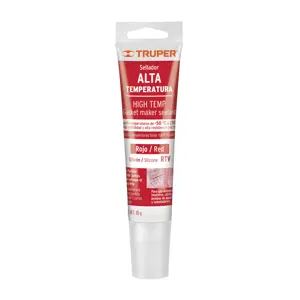 17566 / ALTE-R Truper Sellador de silicón rojo para altas temperaturas, 85 g