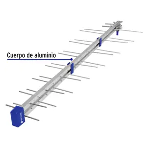 Antena aérea para TV HD, 14 elementos, Volteck