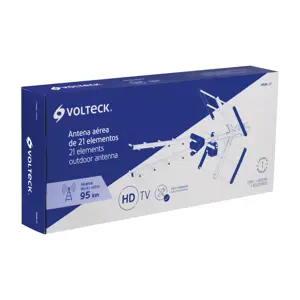 Antena aérea para TV HD, 17 elementos, Volteck