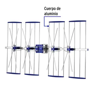 Antena aérea para TV HD, 32 elementos, Volteck