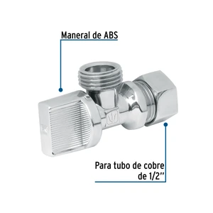Foset Llave angular de 1/2