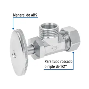 Foset Llave angular de 1/2