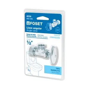 Foset Llave angular de 1/2