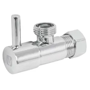 Foset Llave angular, 1/4 vuelta, tipo barrilito, maneral palanca