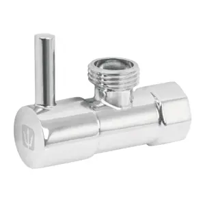 Foset Llave angular, 1/4 vuelta, sin contratuerca, maneral palanca
