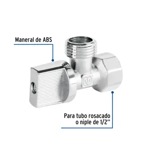 Llave angular de 1/2