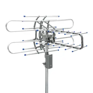 48115 / ANGI-360 Antena aérea para TV HD, giratoria 360° con control, Volteck