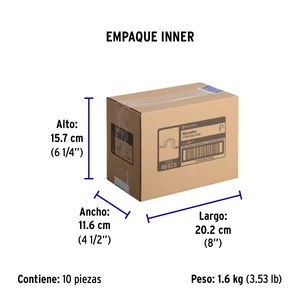 Bolsa con 10 abrazaderas 1