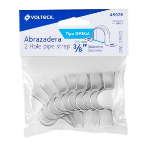 Bolsa con 10 abrazaderas 3/8
