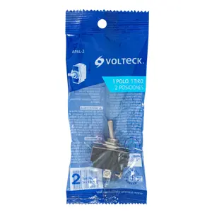 46442 / APAL-2 Interruptor de palanca, 2 tornillos, Volteck