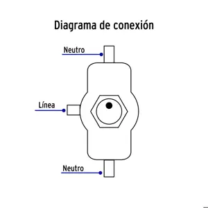 Interruptor de palanca, 3 tornillos, Volteck