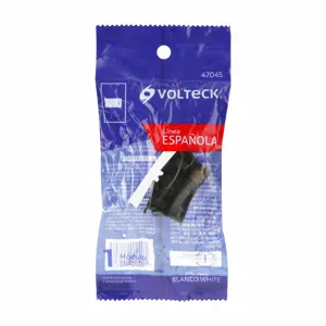 47045 / APSE-EB Volteck Interruptor sencillo 1 módulo, línea Española, color blanco