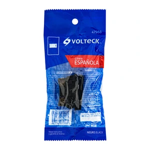 Volteck Interruptor de 3 vías, 1 módulo, línea Española,color negro