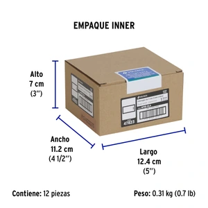 Volteck Interruptor de 3 vías acero inox de 1 módulo, línea Lisboa