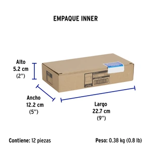 Volteck Interruptor de 3 vías, 1.5 módulos, línea Española, blanco