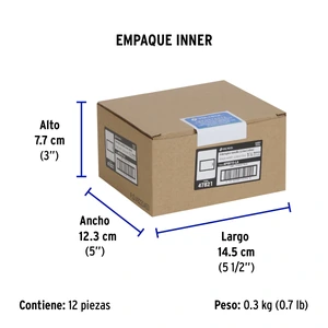 Volteck Interruptor sencillo acero inox de 1.5 módulos, línea Lisboa