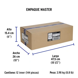 Volteck Interruptor sencillo acero inox de 1.5 módulos, línea Lisboa