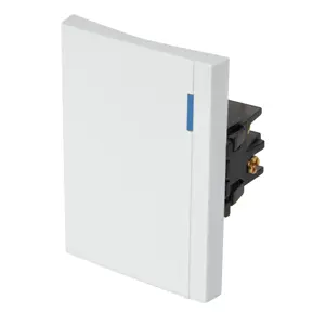 47050 / APSE3-EEB Volteck Interruptor de 3 vías, 3 módulos, línea Española, blanco
