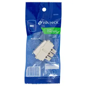 Volteck Interruptor para timbre, línea Italiana, color marfil