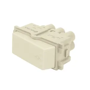 48099 / APTI-I Volteck Interruptor para timbre, línea Italiana, color marfil