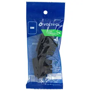 Volteck Interruptor para timbre, línea Italiana, color negro