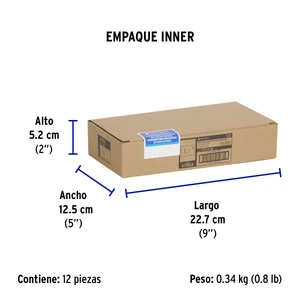 Volteck Interruptor para timbre, 1.5 módulos, línea Española, blanco