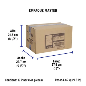 Volteck Interruptor para timbre, 1.5 módulos, línea Española, blanco