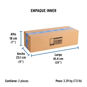 Juego de 6 accesorios para baño metálicos, Foset Aqua