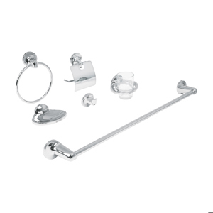 49395 / AQA-4000 TRUPER Juego accesorios para baño, 6 piezas, Aqua