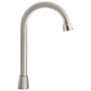 Foset Cuello tipo bar para mezcladora de lavabo, satín, Aqua