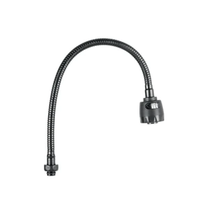45948 / AQCR-81M Cuello flexible para mezcladora de fregadero, negro, AQUA