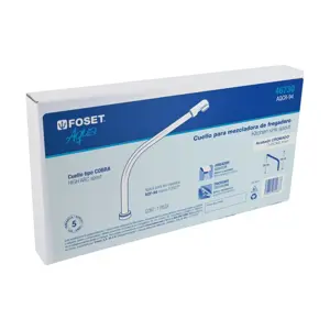 Foset Cuello tipo cobra p/mezcladora de fregadero de manerales hex