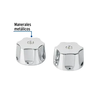Foset Jgo manerales hex para AQF-92 de pared, fregadero,cromo,Aqua