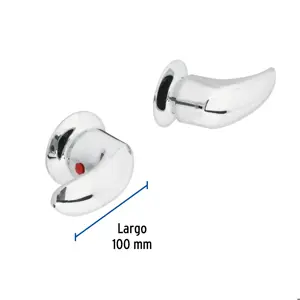 Foset Juego de manerales de palanca para regadera, cromo, Aqua