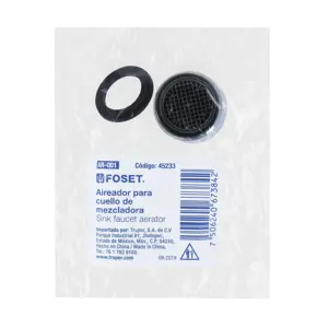 45233 / AR-001 Aireador conexión hembra para cuello de mezcladora, Foset