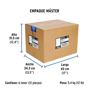 Manguera lisa para regadera, manual, cromada, Foset Riviera