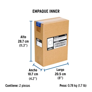 Manguera lisa para regadera, manual, satinada, Foset Element