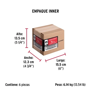 Bolsa con 1 kg de arandelas planas de 3/16