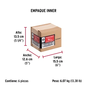Bolsa con 1 kg de arandelas planas de 3/8