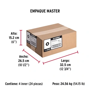 Bolsa con 1 kg de arandelas planas de 3/8