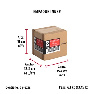 Bolsa con 1 kg de arandelas planas de 5/16