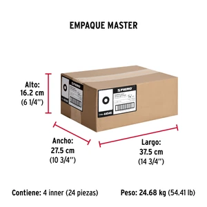 Bolsa con 1 kg de arandelas planas de 7/16
