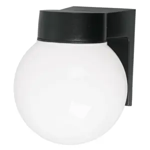 Arbotante de LED 8 W tipo globo luz cálida, Volteck