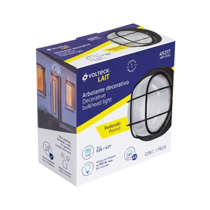 Volteck Arbotante decorativo cuerpo de ABS, lámpara no incluida
