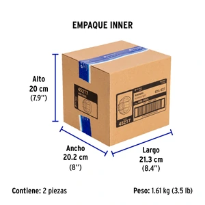 Volteck Arbotante decorativo cuerpo de ABS, lámpara no incluida