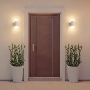 46129 / ARB-211L Arbotante decorativo de LED 10 W 2 spots luz cálida, Volteck