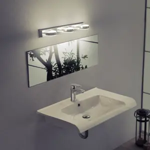 Volteck Arbotante decorativo de LED 10 W con 3 spots para baño