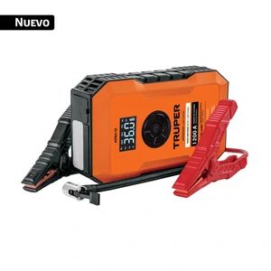 104495 / ARBA-12 Arrancador de baterías, de litio, inflador,12,000 mAh,TRUPER
